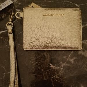 Michael Kors Gold Wristlet